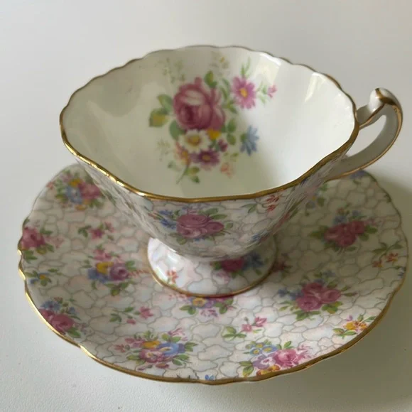 Bone China Demitasse Cup/Saucer - Picture 1 of 8